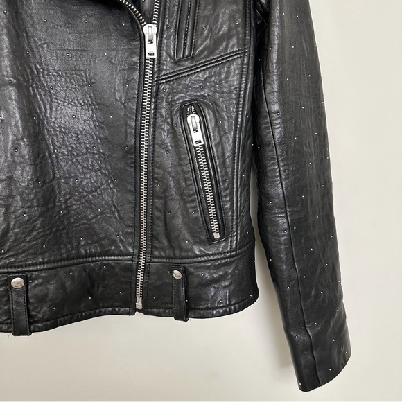 IRO Vamy Studded Leather Biker Jacket - Picture 5 of 15